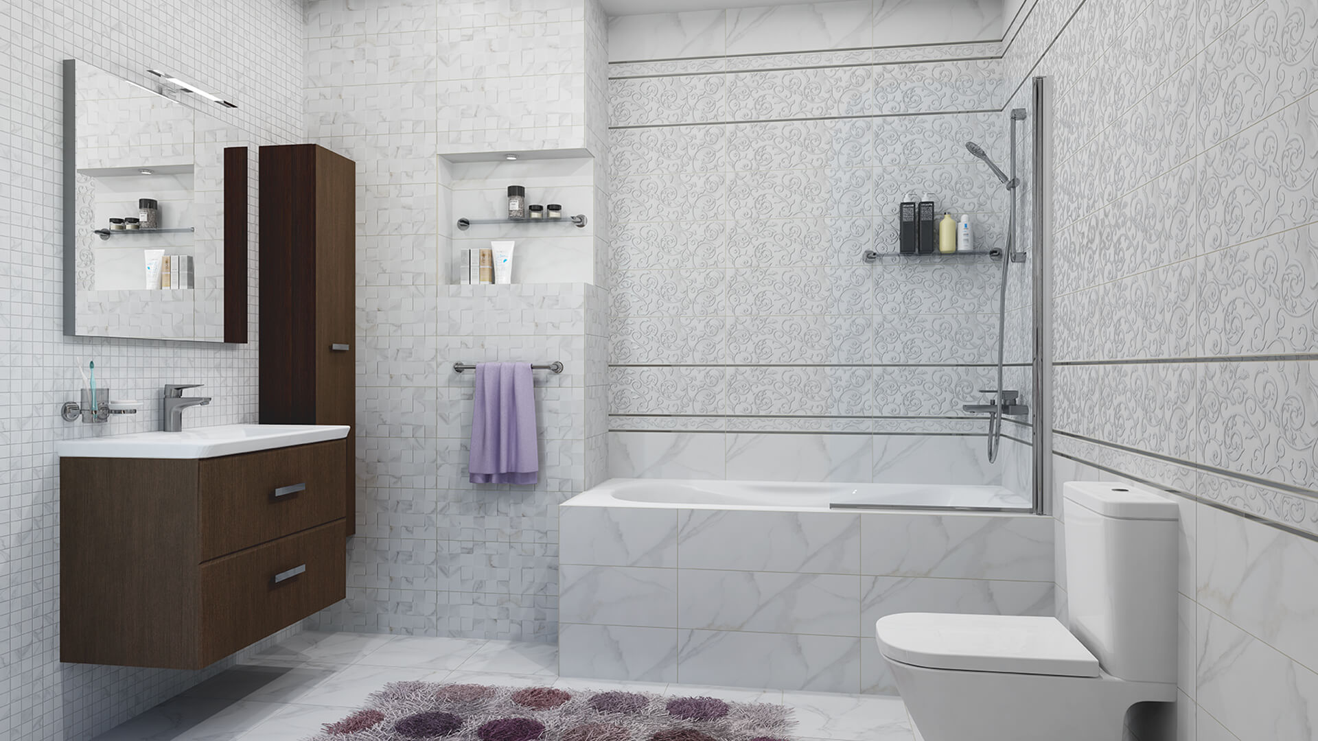 Фото в интерьере для ванной Ceramica Classic Altair