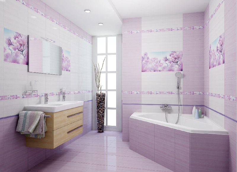 Фото в интерьере для ванной Ceramica Classic Magnolia