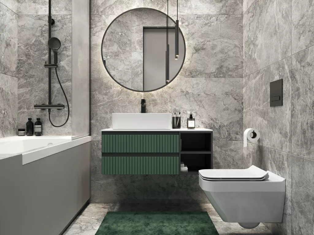 Фото в интерьере Cersanit Grigio Nuovalato