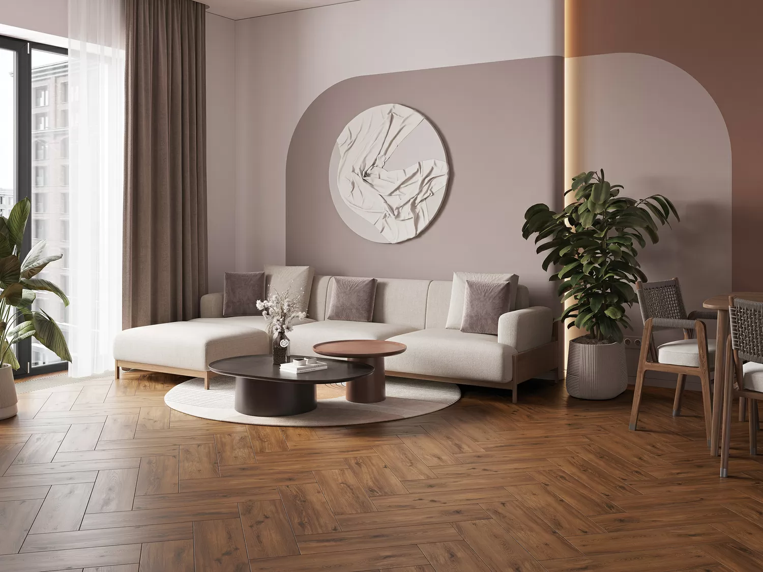 Фото в интерьере Cersanit Oakwood