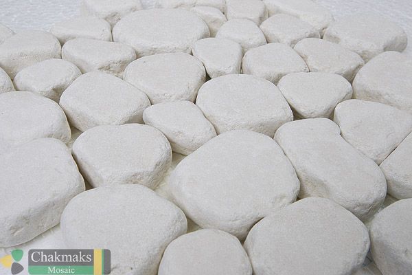 Каменная Chakmaks 3D Fusion Stone Бесшовная 3D мозаика из травертина ROLLING STONE 1х5х10 см — фото 3