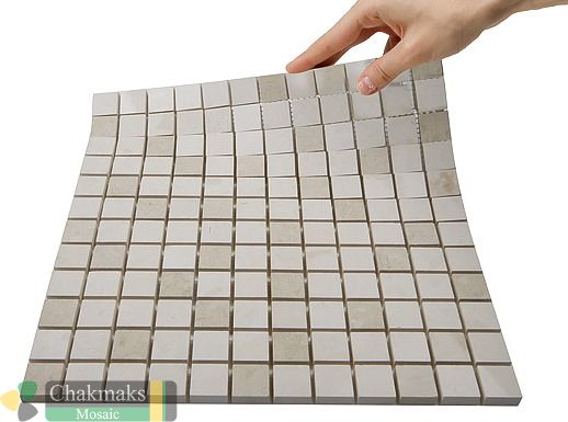 Каменная Chakmaks Anatolian Stone 23x23 Мозаика из лаймстоуна (23х23*10 мм) AERO OLE — фото 2