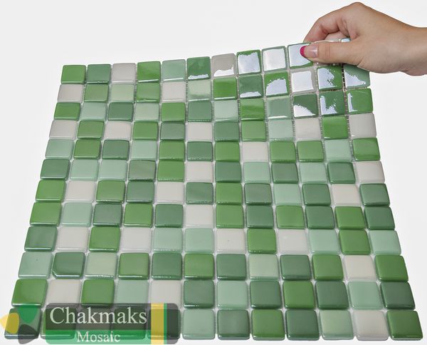 Chakmaks Glass 23 Safari стеклянная мозаика 30x30 — фото 2