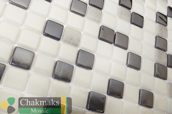 Chakmaks Glass 23 Tebra стеклянная мозаика 30x30 — фото 3