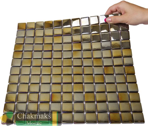 Chakmaks Glass 23 Vittorio з.стеклянная мозаика 30x30 — фото 2