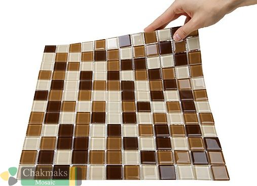 Chakmaks Krista 23*23*4 Morgan стеклянная мозаика — фото 2