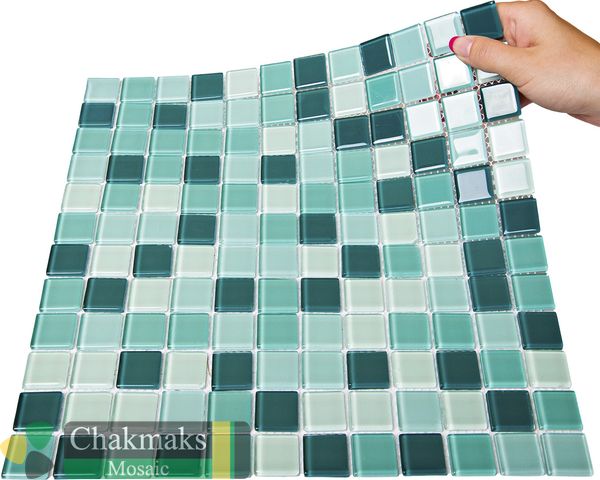Chakmaks Krista 23*23*4 Nicole стеклянная мозаика — фото 2