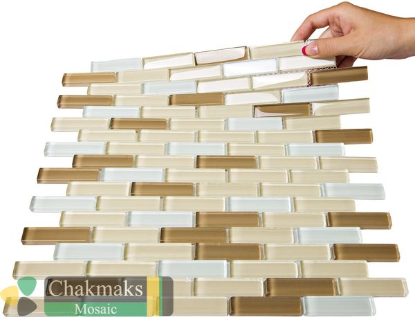 Chakmaks Krista Madison 4 mm стеклянная мозаика 30x30 — фото 2