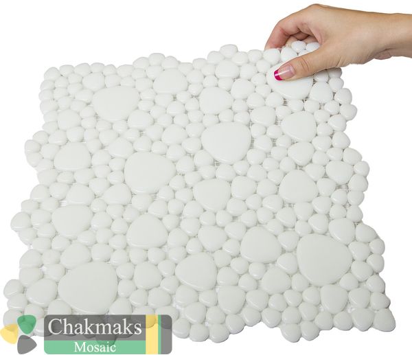Chakmaks Pebble D.101 стеклянная мозаика 30x30 — фото 2