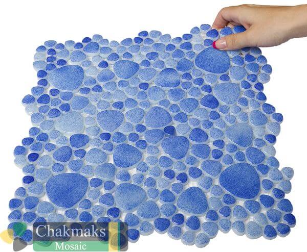 Chakmaks Pebble D.206 стеклянная мозаика 30x30 — фото 2