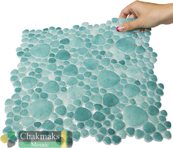 Chakmaks Pebble D.208 стеклянная мозаика 30x30 — фото 2