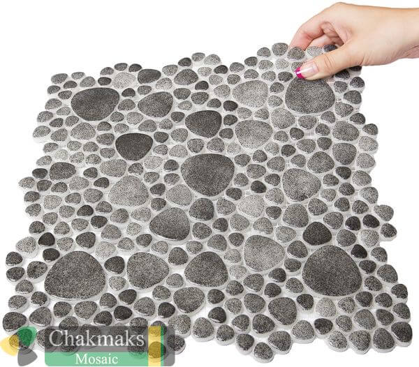 Chakmaks Pebble D.212 стеклянная мозаика 30x30 — фото 2