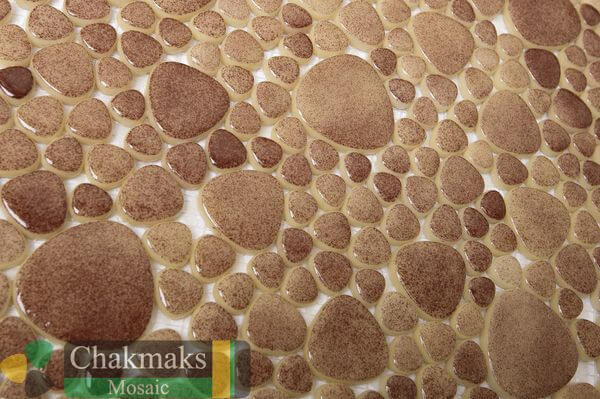 Chakmaks Pebble D.301 стеклянная мозаика 30x30 — фото 3