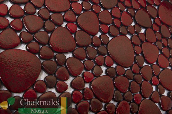 Chakmaks Pebble D.302 стеклянная мозаика 30x30 — фото 3