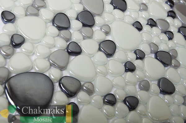 Chakmaks Pebble G 203 стеклянная мозаика 30x30 — фото 3