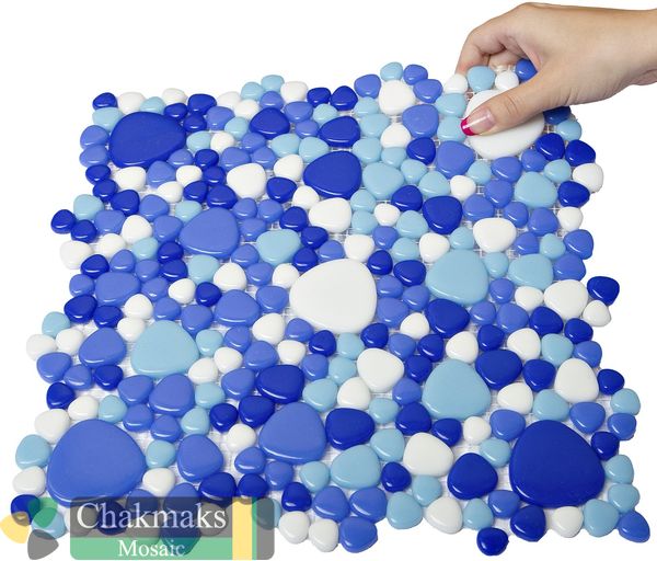 Chakmaks Pebble G 250 SP стеклянная мозаика 30x30 — фото 2