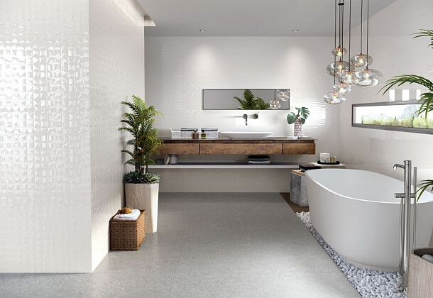 Фото в интерьере для ванной Cifre Granite