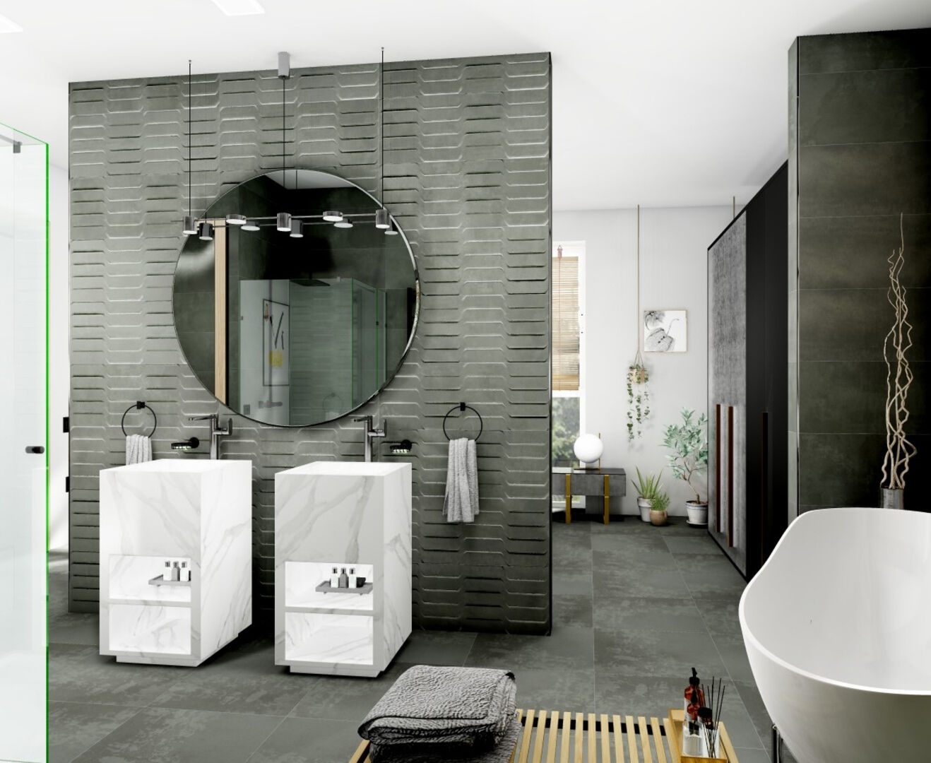 Фото в интерьере для ванной Click Ceramica Mercury