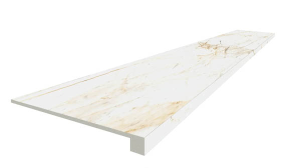 Керамогранитные ColiseumGres Фронтальная ступень CANOVA WHITE SCAL. FRONT (620070002804) 33x60