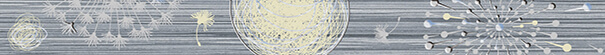 Бордюр Colorker Edda Listelo Dandelion Grey 5,5x60,5