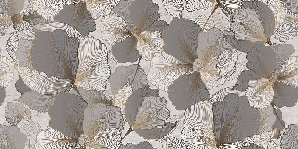 Полированный Colortile Керамогранит Awetic Bianco Decor Glossy 120x60