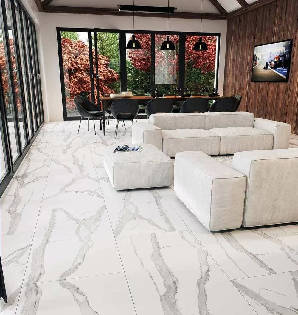 Фото в интерьере Cube Ceramica Calacatta