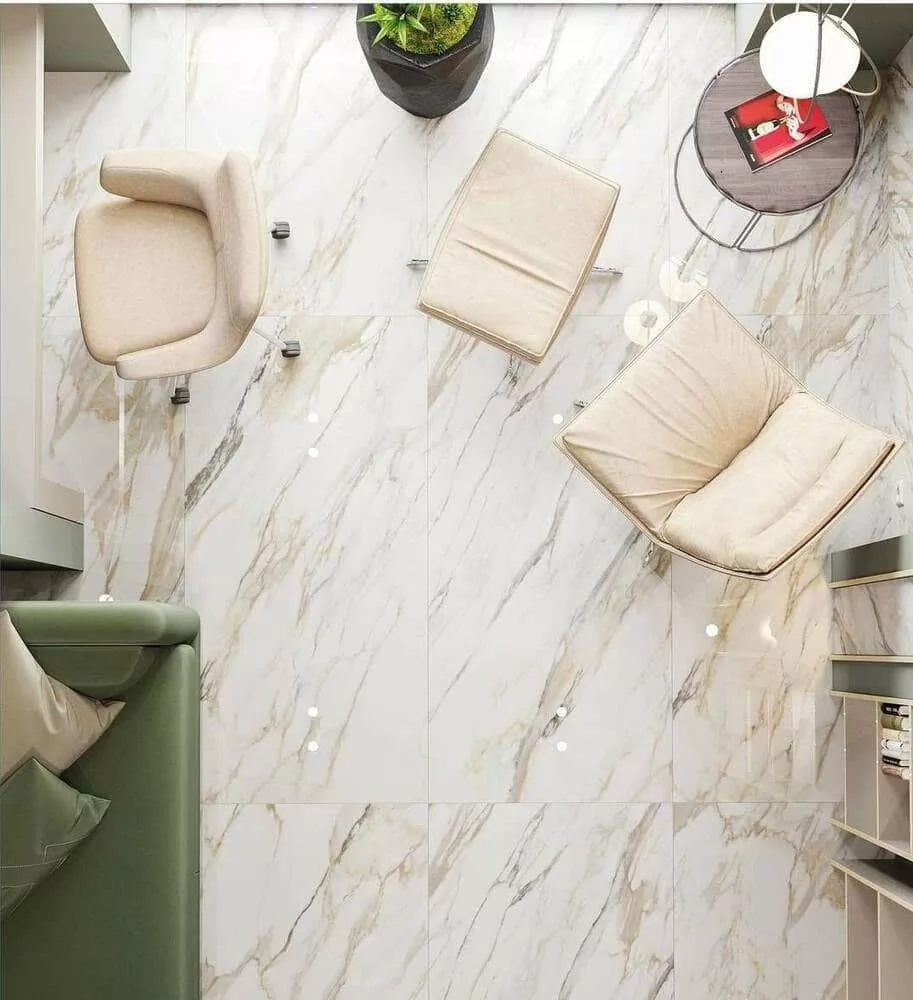 Фото в интерьере Cube Ceramica Calacatta