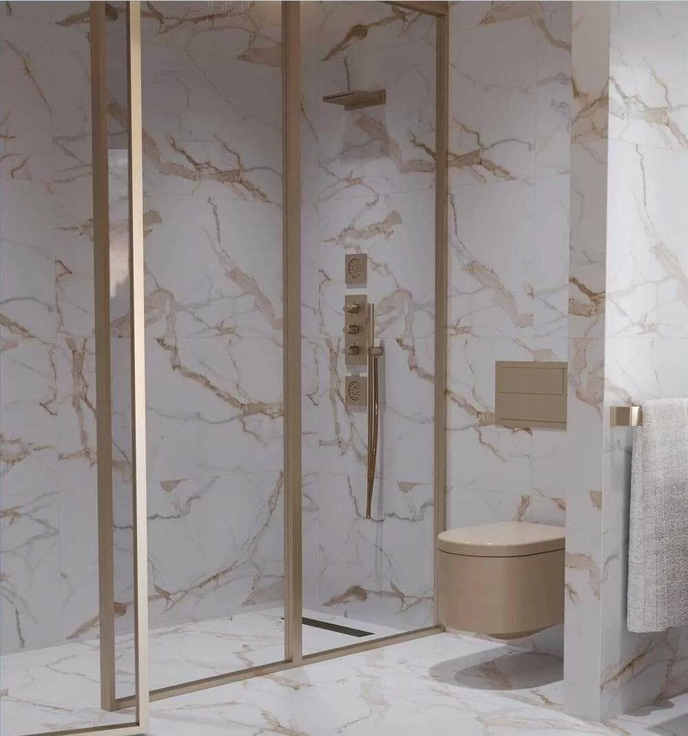 Фото в интерьере Cube Ceramica Calacatta