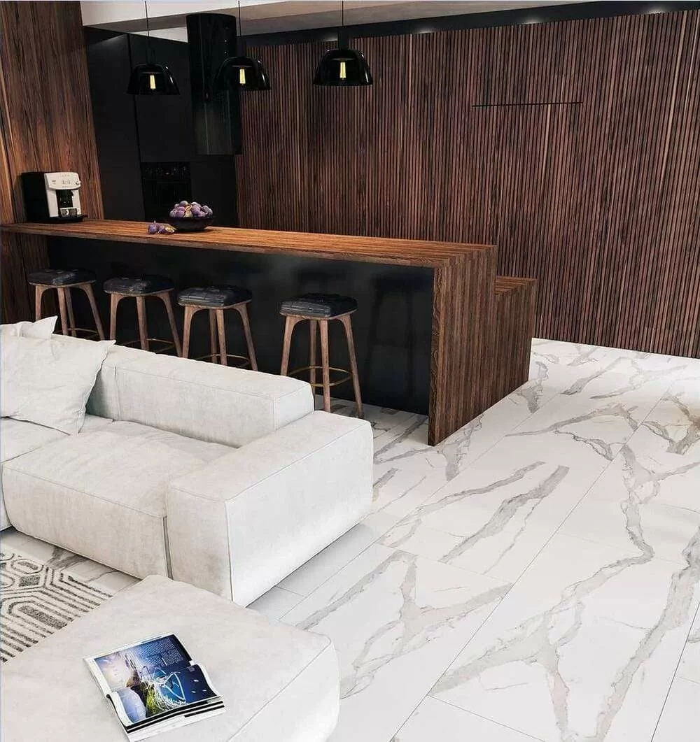 Фото в интерьере Cube Ceramica Calacatta