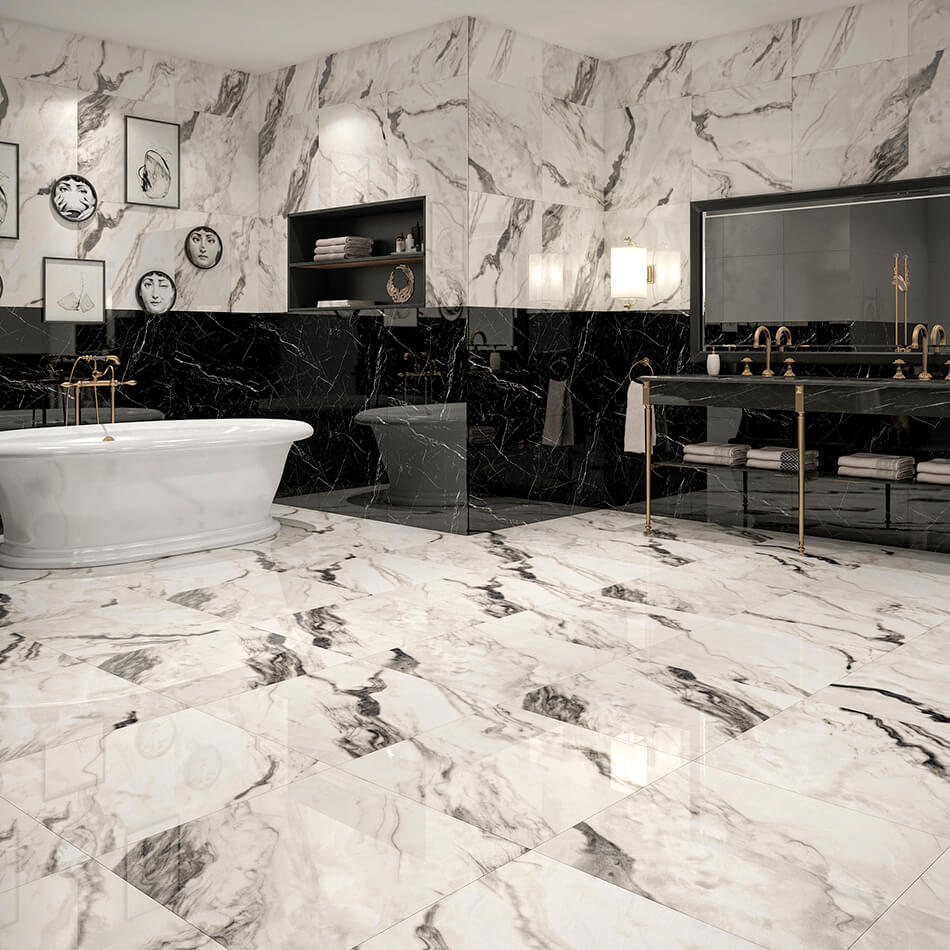 Фото в интерьере для ванной DecoVita Marble Royal
