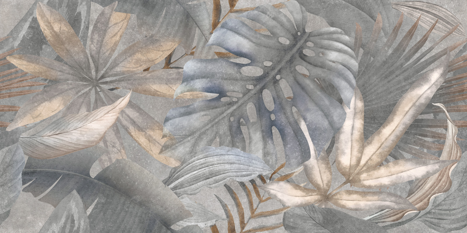 Delacora Керамогранит D120240G Bahamas Floristry Dark матовый граниль 600х1200x9.5