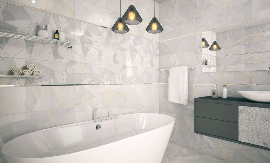 Фото в интерьере для ванной Delacora Onyx Titan
