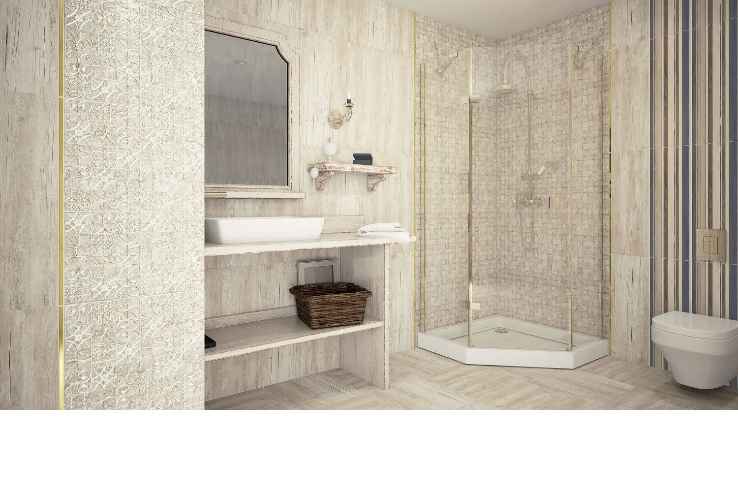 Фото в интерьере для ванной Delacora Timber
