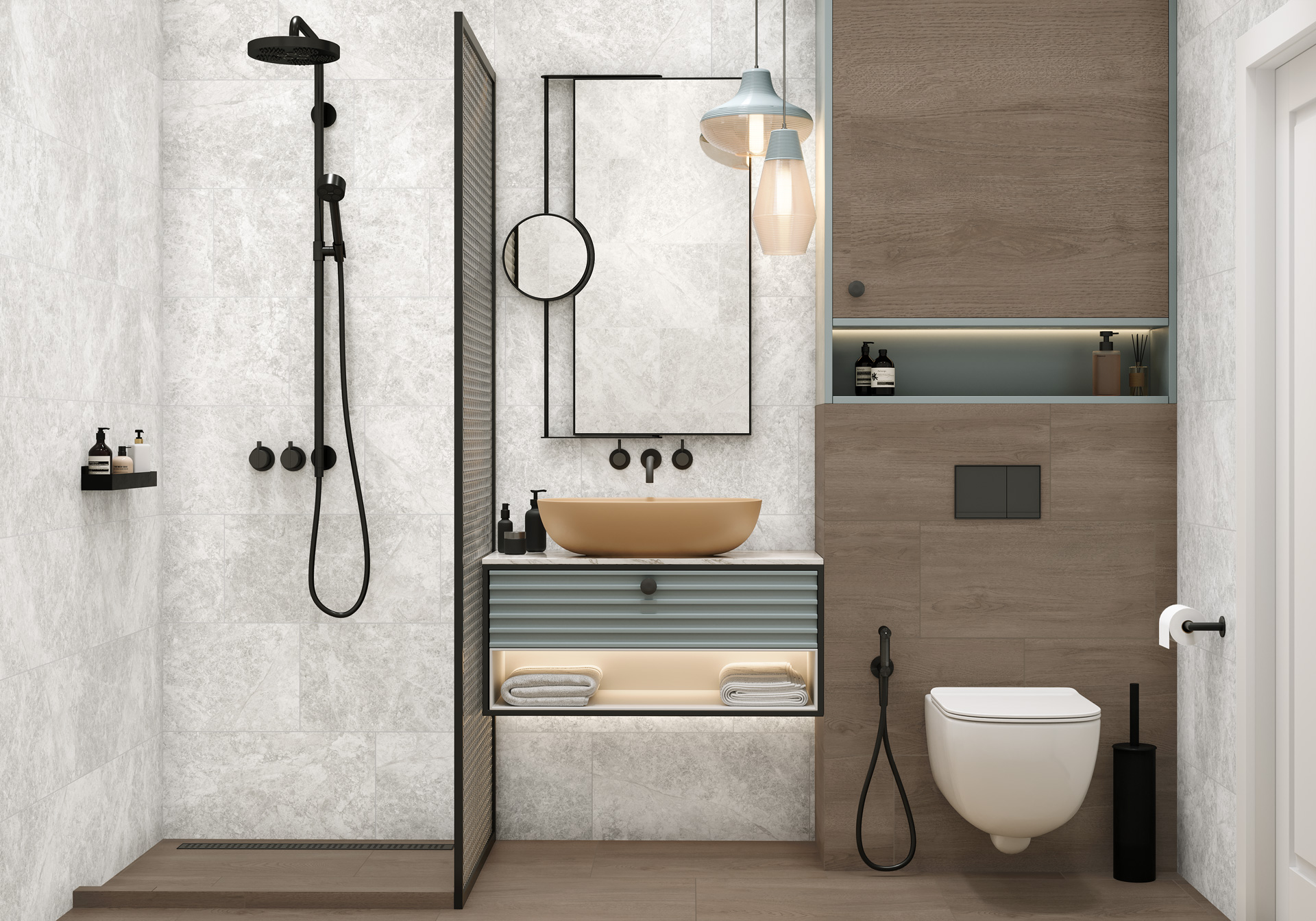 Фото в интерьере Delacora Walnut