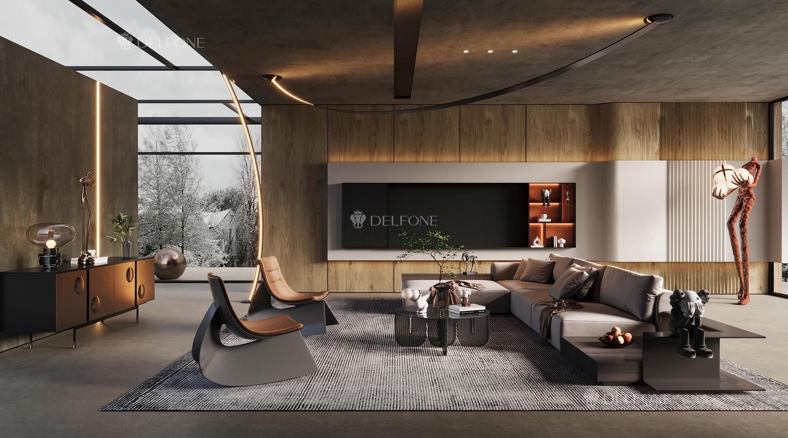 Фото в интерьере Delfone Oak