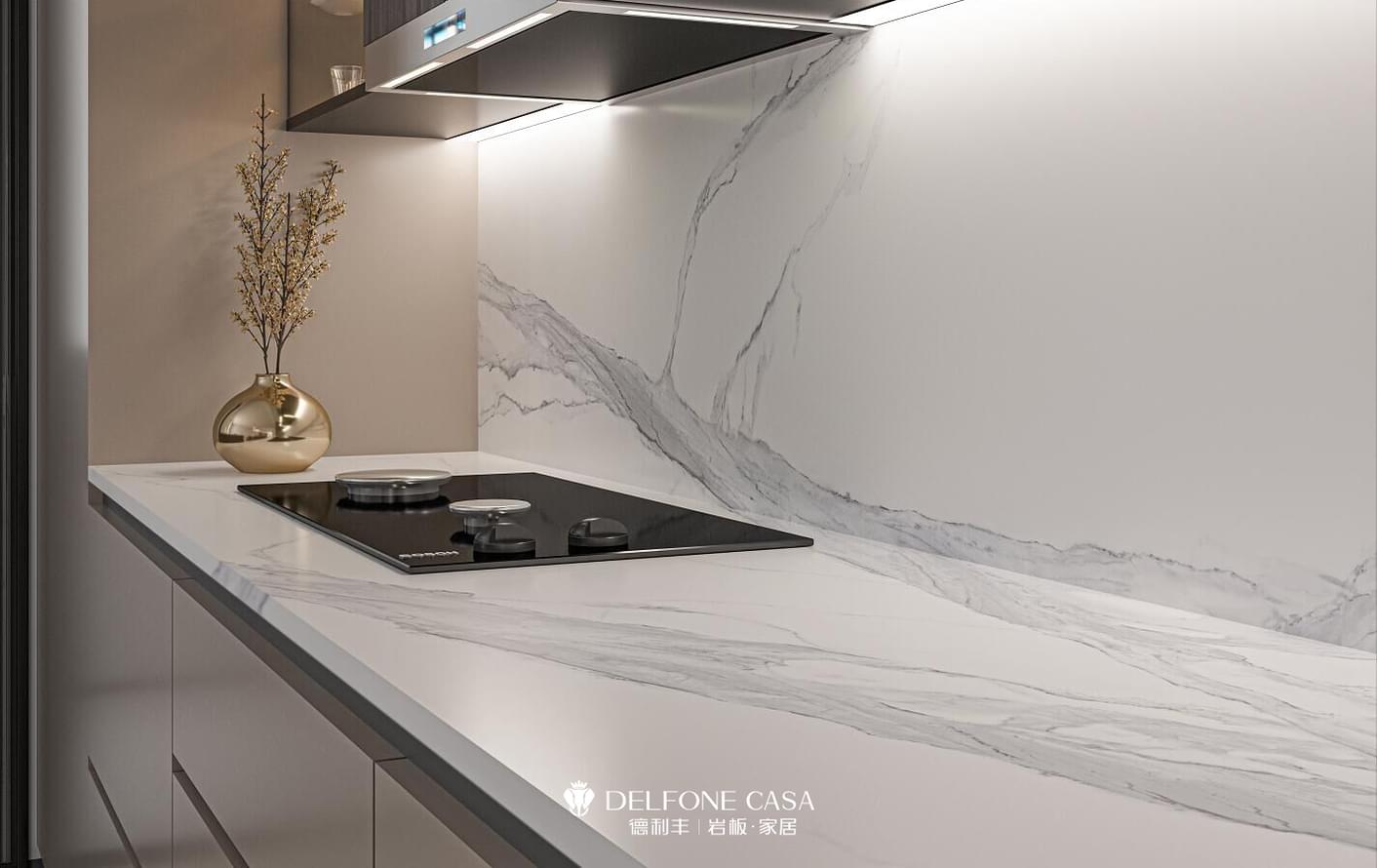 Фото в интерьере Delfone Super Arabescato