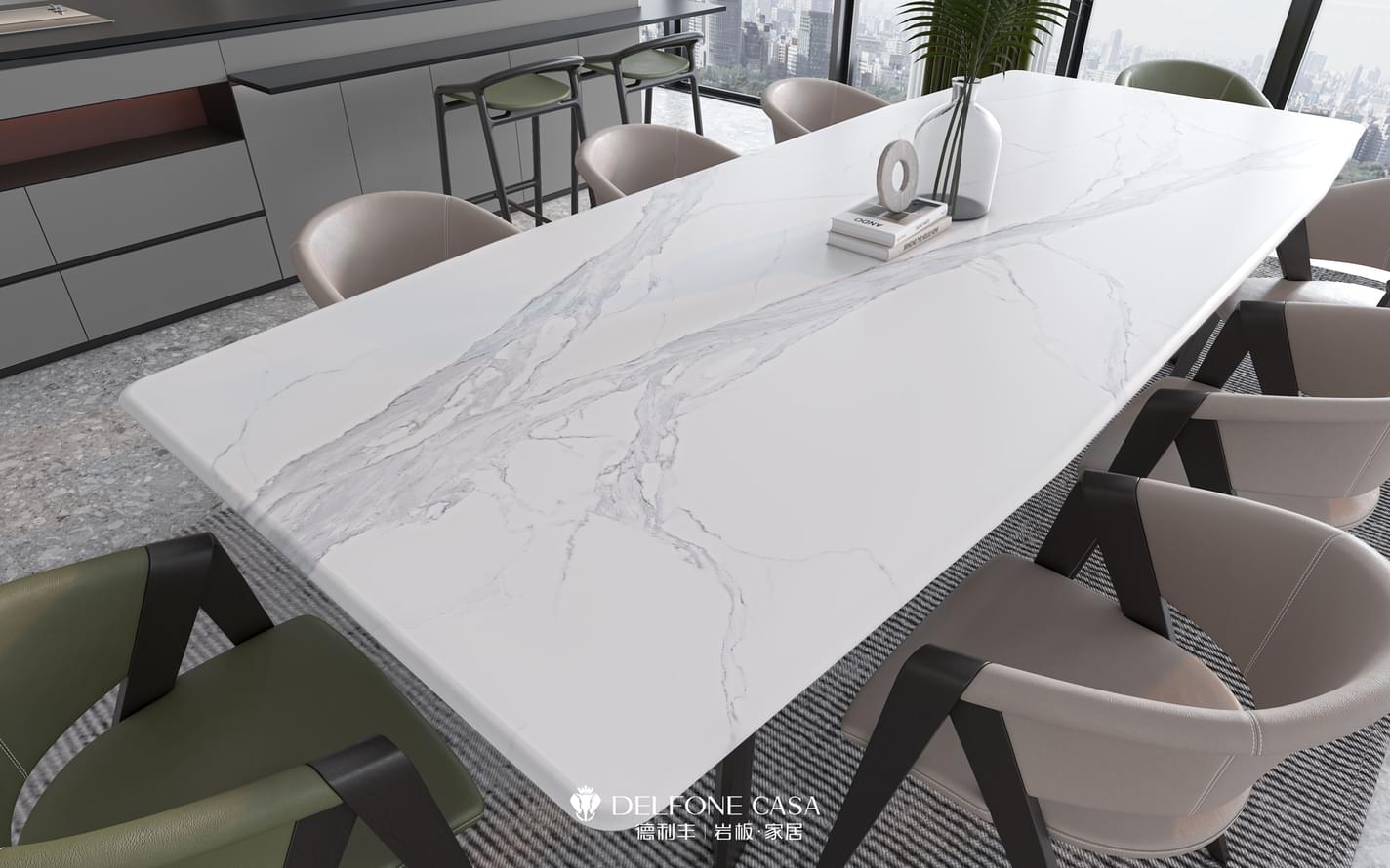 Фото в интерьере Delfone Super Arabescato