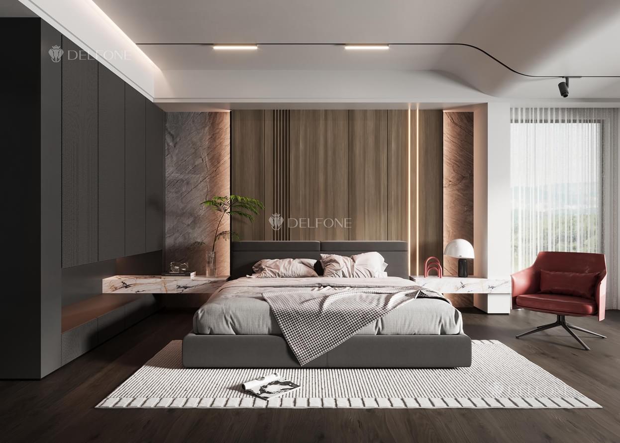 Фото в интерьере Delfone Walnut
