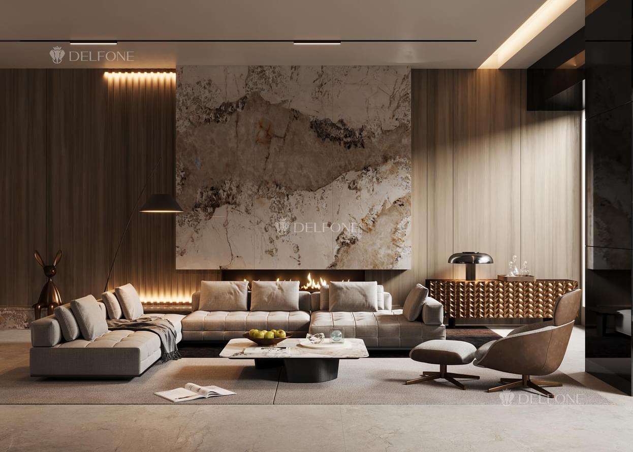 Фото в интерьере Delfone Walnut