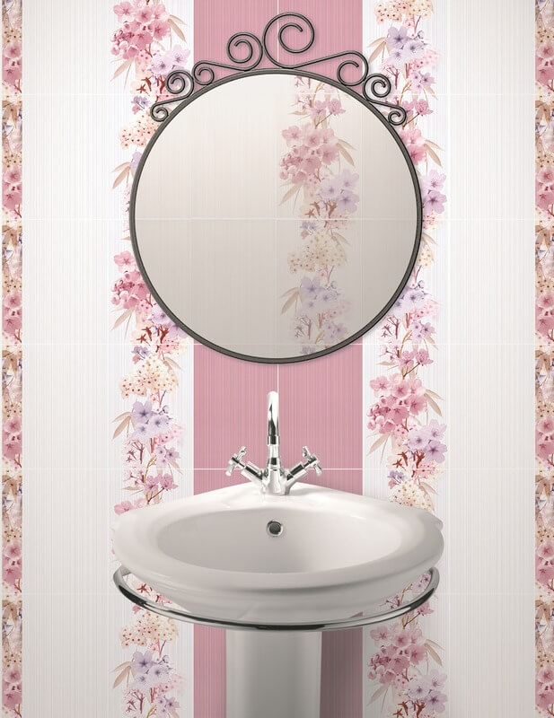 Фото в интерьере для туалета Дельта Керамика Sakura 20х30