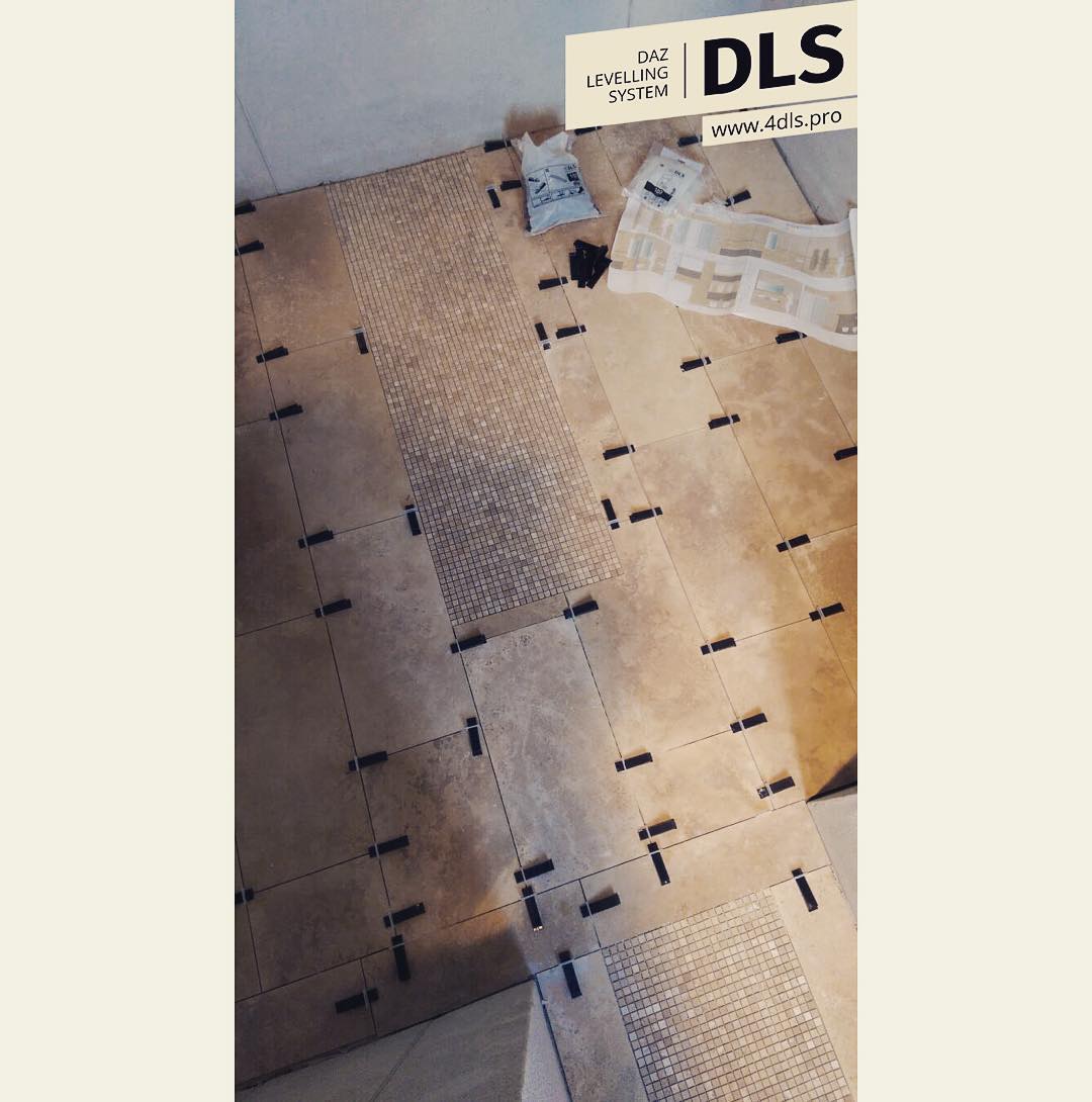 Фото в интерьере DLS Система укладки плитки