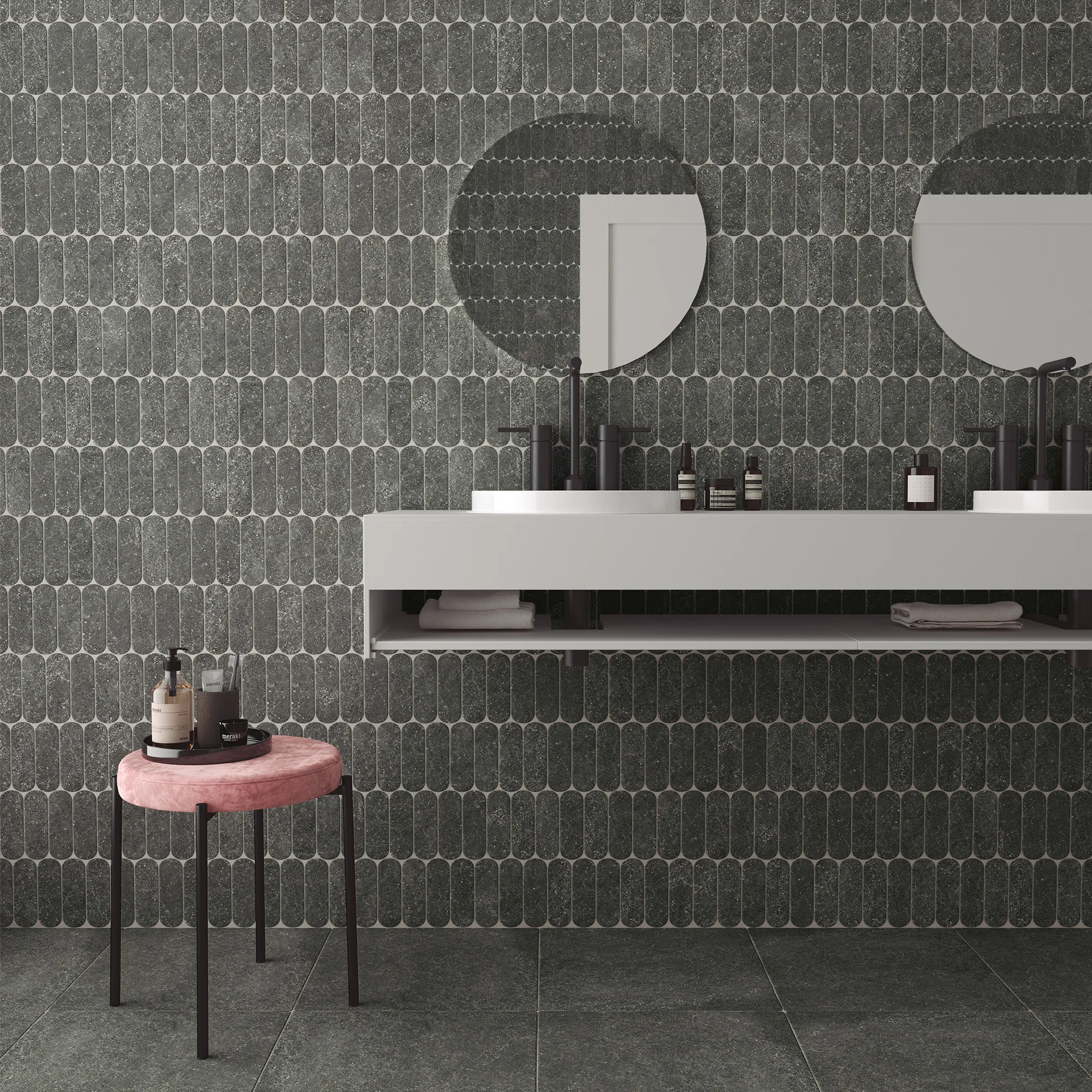 Фото в интерьере DNA Tiles Stone Dust