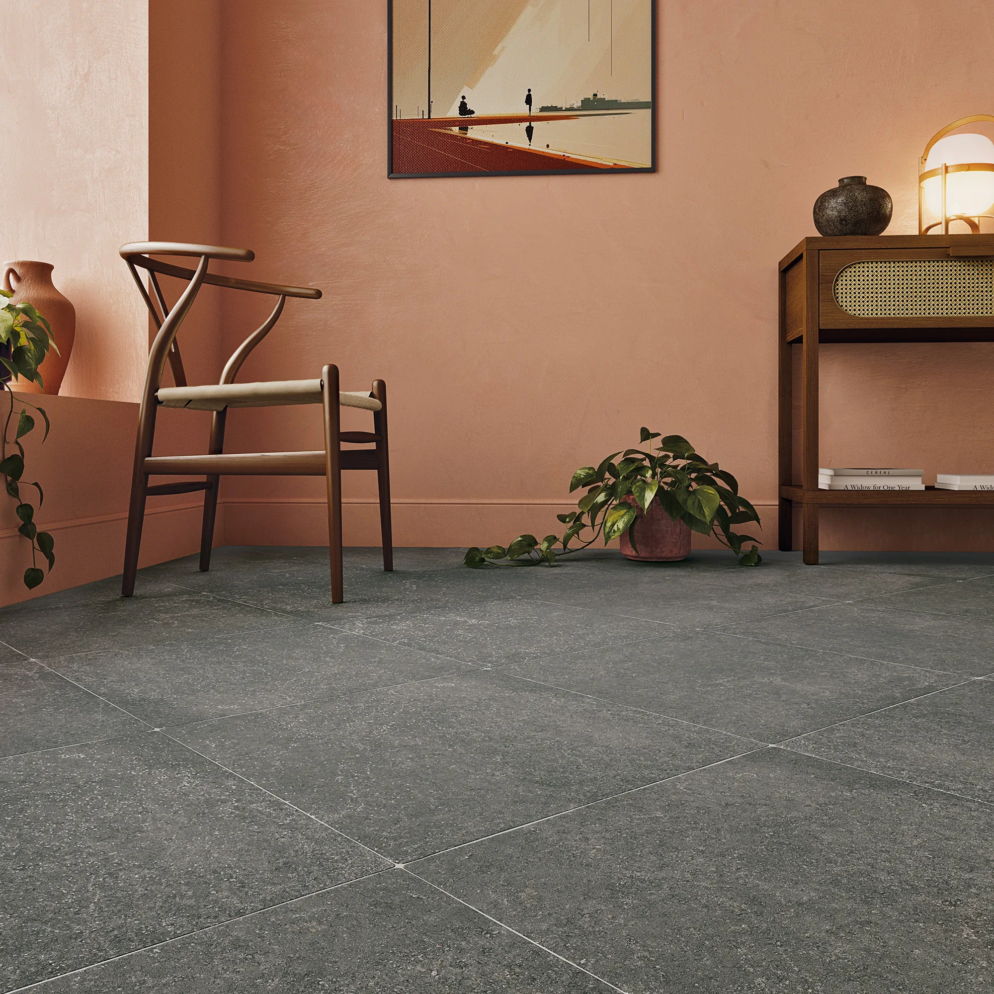 Фото в интерьере DNA Tiles Stone Dust