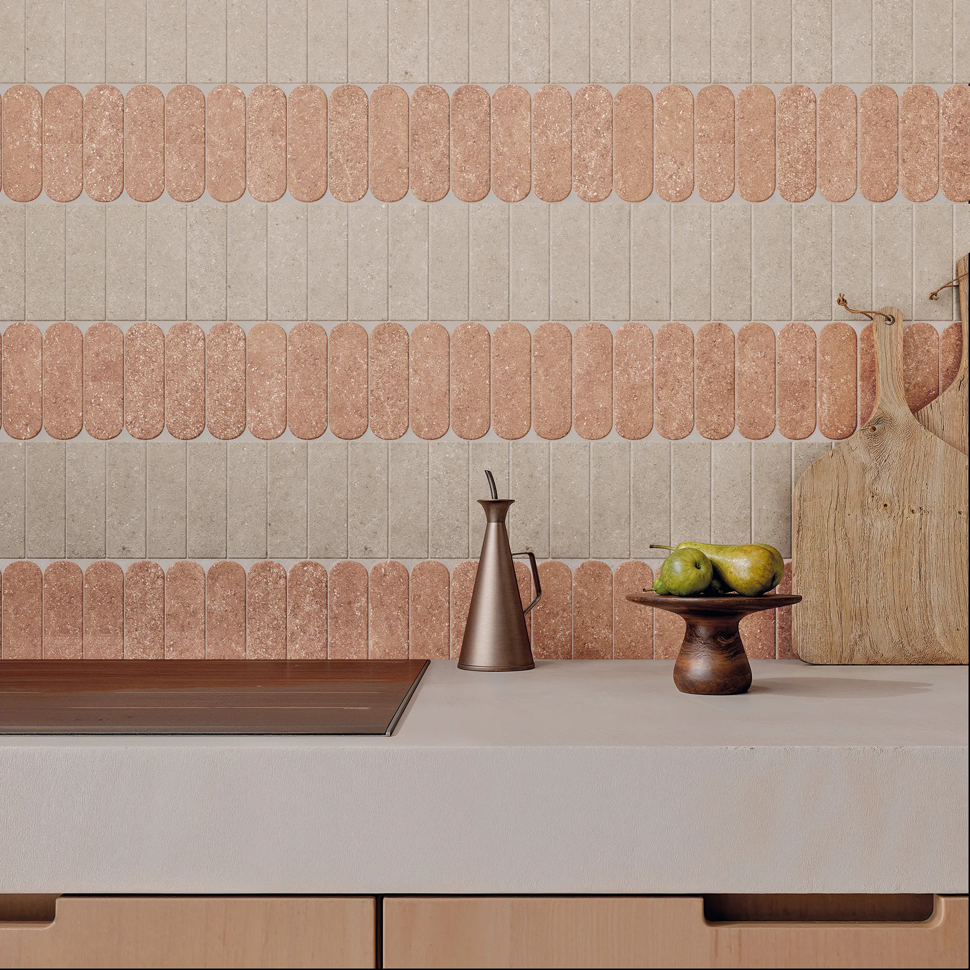 Фото в интерьере DNA Tiles Stone Dust