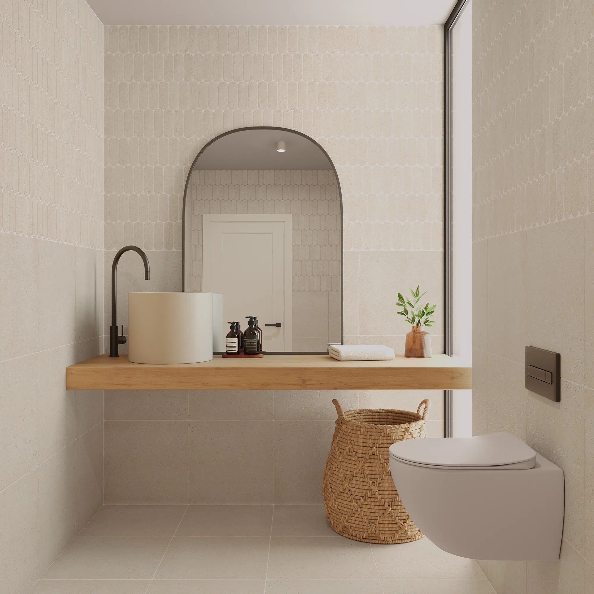 Фото в интерьере DNA Tiles Stone Dust
