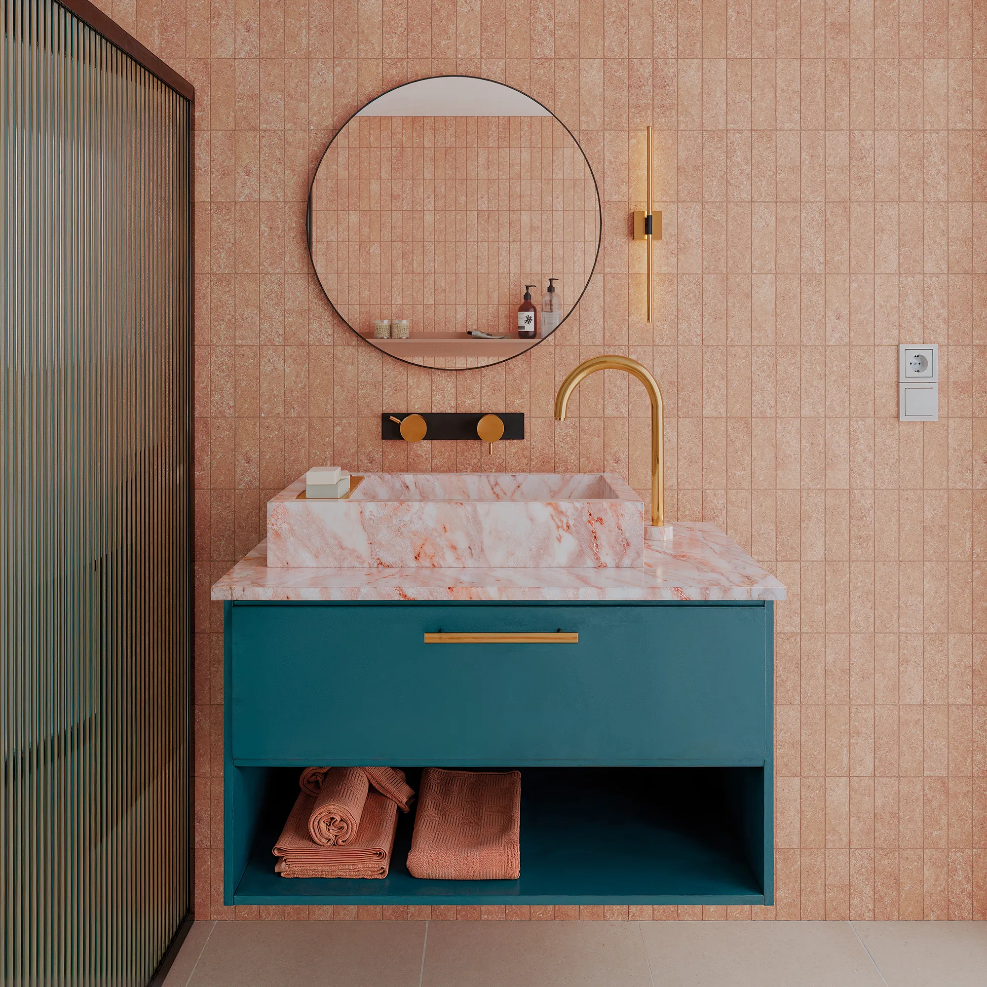 Фото в интерьере DNA Tiles Stone Dust