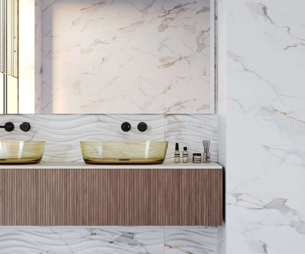 Фото в интерьере для ванной Dogma Calacatta Macchia Vecchia