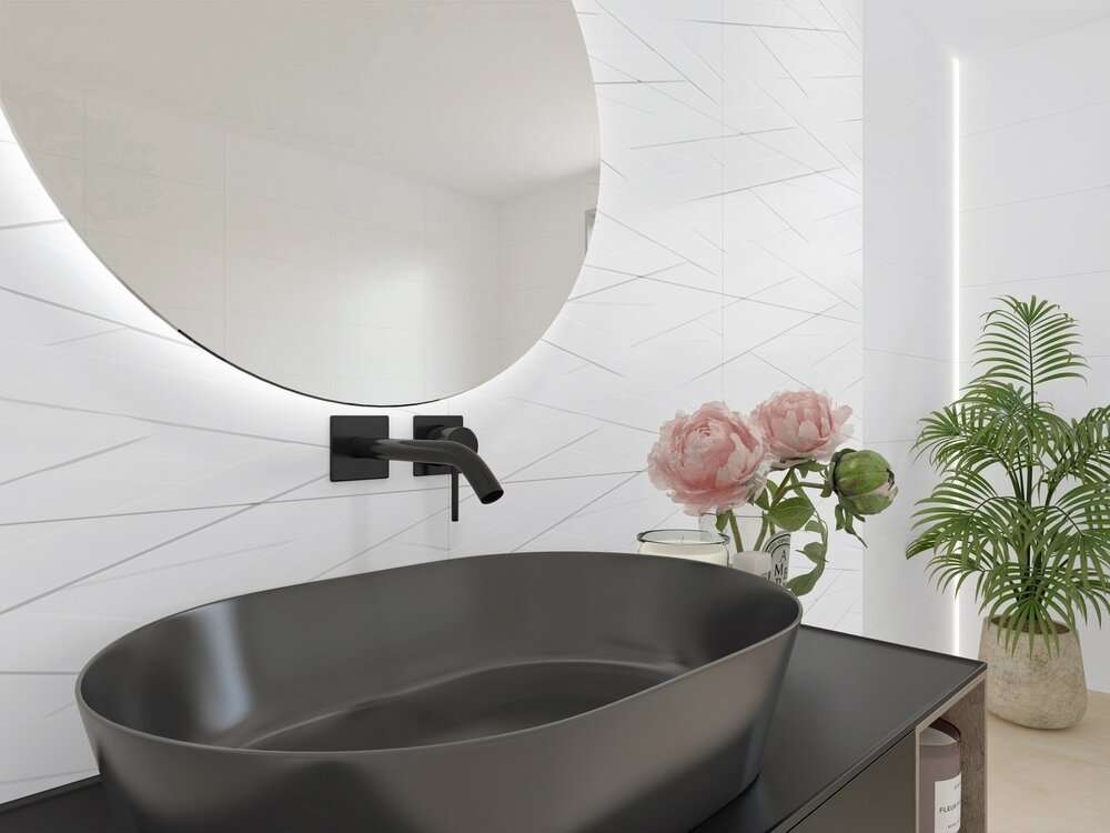 Фото в интерьере для ванной Dogma Monte Bianco