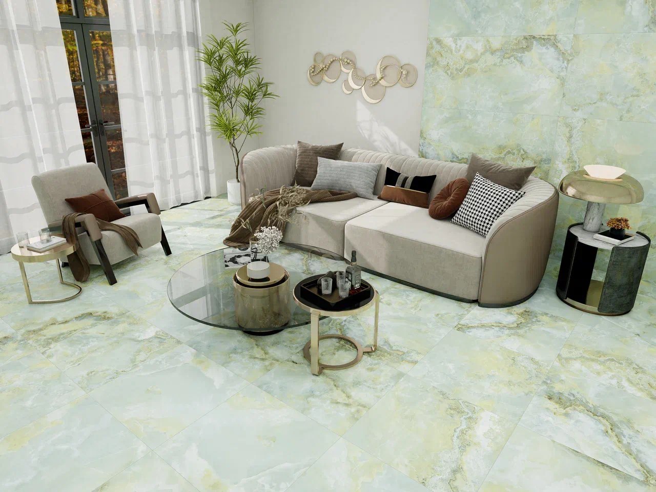 Фото в интерьере Duna Onyx Verde