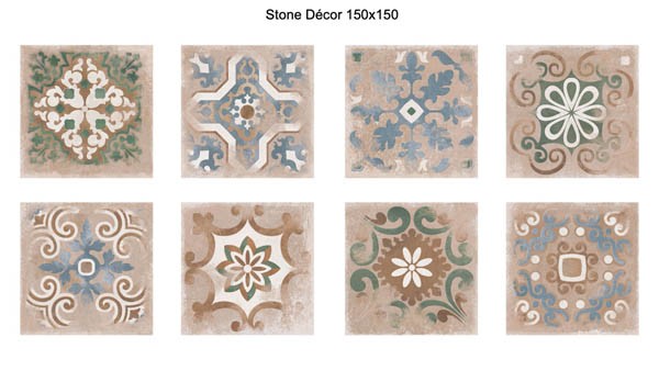 Декор Eletto Настенная плитка Cartagena Stone Decor 15х15